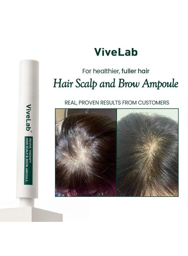 ViveLab Scalp&Hair Serum for Thinning Hair by Vivelab,15ml–Clinically Tested,Nourishing Formula with Biotin,peptide. Promotes Healthy Scalp&Fuller-Looking Hair - Image 2